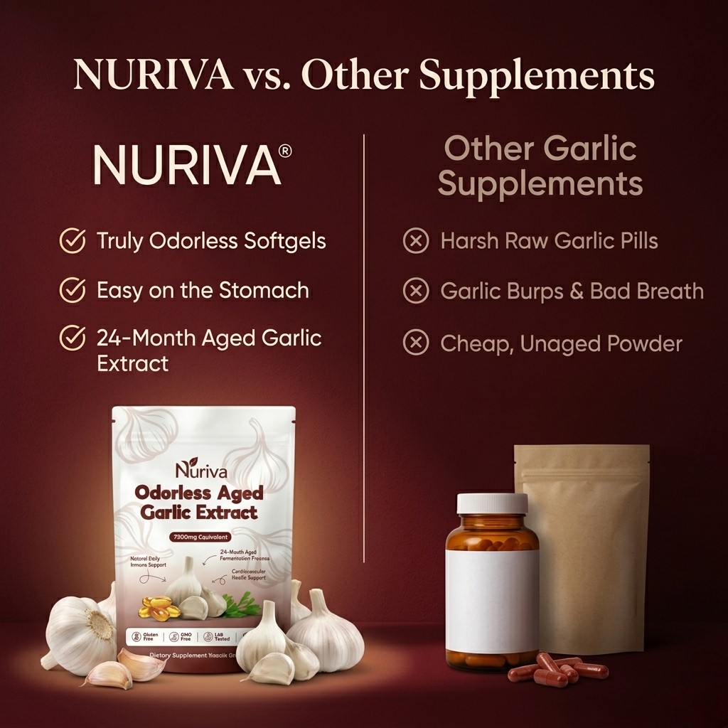 Aged Garlic Extract - 7500mg Odorless Softgels